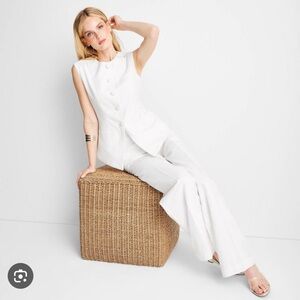 Future Collective White Pants size 14 NWT